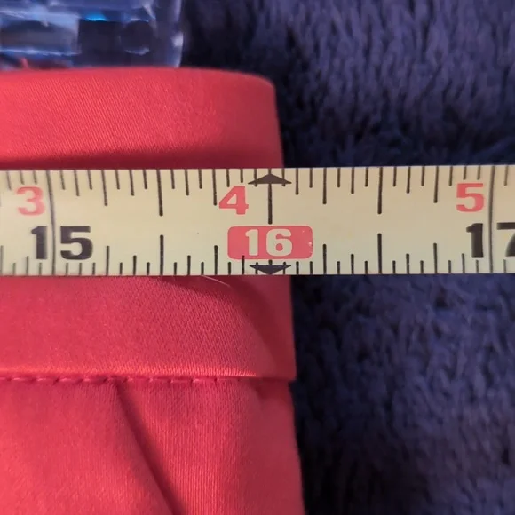 Loulou Diamond| Bright Orange Tapered Front Zippered Pants Cotton Blend - Picture 9 of 12